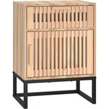 Maison Chic Nočna omarica - Nočna miza 40x30x55,5 cm inženirski les in železo, (21689522) | Shoptok.si
