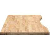  Ploča za radni stol 100x50x2,5cm netretirane masivne hrastovine | shoptok.hr