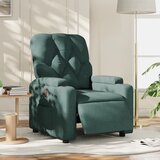 Maison Chic Električni naslanjač - Relax naslanjač temno zeleno blago, (22061551) | Shoptok.si