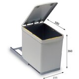 Alveus kante za otpatke Albio 10 1 x 16 l | ePonuda.com
