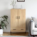 vidaXL Visoka omara sonoma hrast 69,5x31x115 cm inženirski les Cene