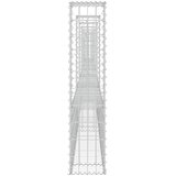  Gabionska košara U-oblika s 8 stupova 860x20x100 cm željezna | Eponuda.ba
