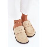 Boto Women's Clogs On Cork Platform Beige Nivalia Cene