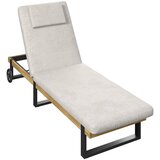 Bessagi Garden Vrtni Ležalnik Elenyi, Sivobež | Shoptok.si
