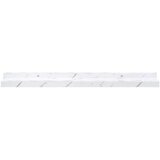  Polica na zidu s policom 2 pcs Bijeli mramor 60 x 9 x 3 cm | shoptok.hr