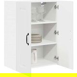 vidaXL Stenska kuhinjska omarica Visok sijaj bela 60 x 31 x 80 cm | Shoptok.si