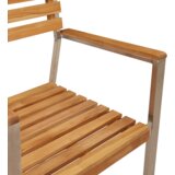  Složive Vrtne Stolice 6 kom 54.5x56x89 cm Čvrsta tikovina | shoptok.hr