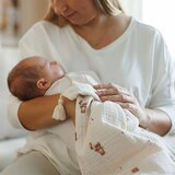 BabyOno Muslim pamučna dekica 75x100 cm, bež | shoptok.hr
