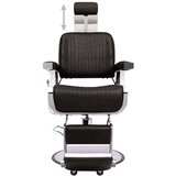 vidaXL Brijačka stolica od umjetne kože crna 68 x 69 x 116 cm | shoptok.hr