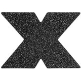 Bijoux Indiscrets Naljepnice za bradavice Flash Cross, crne | shoptok.hr