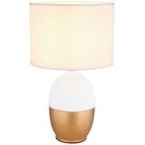 Globo 21627W - Stona lampa VALENTINO 1xE14/40W/230V bela | Eponuda.com