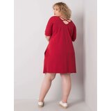 BASIC Feel Good Dress-RV-SK-6639.02X-burgundy | Shoptok.si