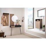 MID.YOU KONZOLNA MIZICA, 103,7/87,85/32,1 cm črna, barve hrasta | Shoptok.si