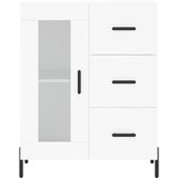 Visoka komoda bijela 69,5x34x180 cm konstruirano drvo | shoptok.hr
