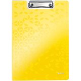 Leitz Mapa Clipboard s pokrovom A4 wow, rumena Cene