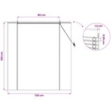 Rolo zavjesa Prirodna i smeđa 130 x 160 cm Bambus | Eponuda.ba