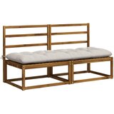  Jastučić za klupu VIANEN 100% poliester Bijela 180 x 60 x 12 cm | shoptok.hr