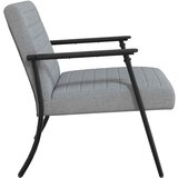  Fotelja Svijetlo siva 59 x 75 x 78 cm tkanina | shoptok.hr