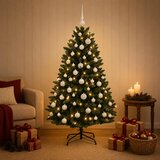  Umjetno božićno drvce tamnozeleno s kuglicom 150 cm | shoptok.hr