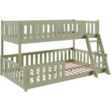  Drveni dječji krevet na kat Nice - 90/120x200 cm - olive | shoptok.hr