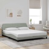  Okvir za krevet Dover svijetlosivi 180x200 cm baršun Cijene