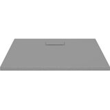 vidaXL Kada za tuš SMC siva 90 x 80 cm | shoptok.hr