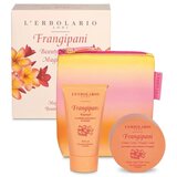 L'Erbolario Set kupka i krema za telo Frangipani sa neseserom, Narandžasti | ePonuda.com