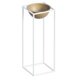 WALLXPERT Dekorativna saksija GED-021-C, 60 cm, O 20 cm,, Bijela | Eponuda.ba