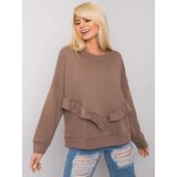 RUE PARIS Sweatshirt-RV-BL-7007.24X-brown | Shoptok.si