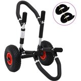 vidaXL Voziček za kajak zložljiv 45 kg aluminij | Shoptok.si