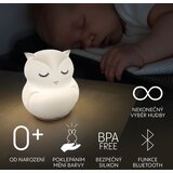 Zopa silikonska LED noćna lampica s glazbom – veličina L Owl | shoptok.hr