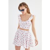 Trendyol Cherry Patterned Frill Detailed Bottom Top Set Cijene