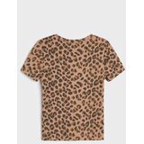 Sinsay Pamučna majica s leopard uzorkom | shoptok.hr