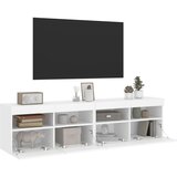  Zidni TV ormarići s LED svjetlima 2 kom bijeli 80 x 30 x 40 cm | Eponuda.ba