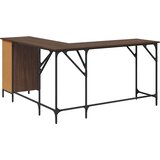  Radni stol smeđa boja hrasta 141x141x75 cm konstruirano drvo | Eponuda.ba
