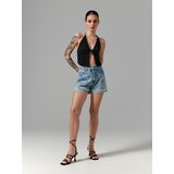 Sinsay ženske kratke hlače od trapera s uzorkom 0353U-50J | shoptok.hr
