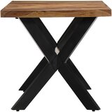  Blagovaonski stol od masivnog drva akacije 140 x 70 x 75 cm | shoptok.hr
