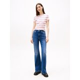 Tommy Jeans Majica 'ESSENTIAL' mornarska / svetlo modra / roza / bela | Shoptok.si
