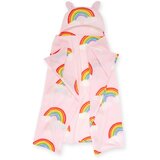 Catherine Lansfield Ružičasta deka za bebe od mikropliša 120x150 cm Rainbow Hearts – Cijene