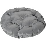  Papasan fotelja pletena fotelja s jastukom ratan od 360 stupnjeva siva Š87 x D97 x V86 cm | shoptok.hr