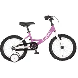 bicikl za devojčice, 16"/8", Ljubičasto-beli