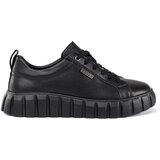 Shelvt Black leather platform shoes | Eponuda.ba