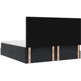  Otomanski okvir kreveta s madracima crni 200x200cm baršunasti | shoptok.hr
