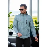 Dewberry 86622 Hooded Mens Seasonal Jacket-MINT