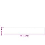 Balkonska pregrada crvena 120x800 cm 100% poliester Oxford | Eponuda.ba