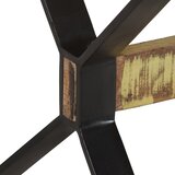  Blagovaonski stol 160 x 80 x 76 cm od masivnog obnovljenog drva | shoptok.hr