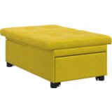 vidaXL Kauč na razvlačenje 3-u-1 Žuti Baršun | shoptok.hr