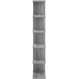 Zidna polica Siva Sonoma 70 x 17 x 101 cm Prerađeno drvo | shoptok.hr
