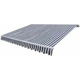  Sklopiva motorizirana tenda 600 cm plavo-bijela Cijene