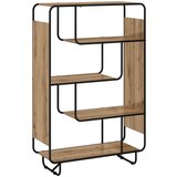  Visoka komoda Hrast artisan 93 5 x 37 5 x 144 cm Prerađeno drvo - Hrast artisan 93 5 x 37 5 x 144 cm | shoptok.hr